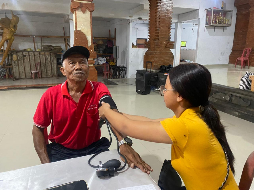 Posyandu Lansia Br. Pengabetan bulan Februari 2024